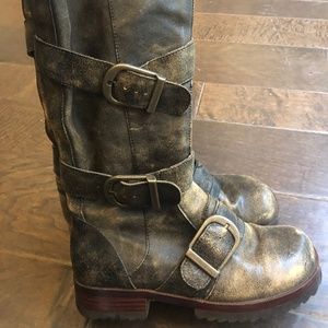 Gee Wawa Buckle Moto Boots